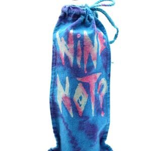 Handmade Batik Wine Bottle Bag - "Wine Not?"